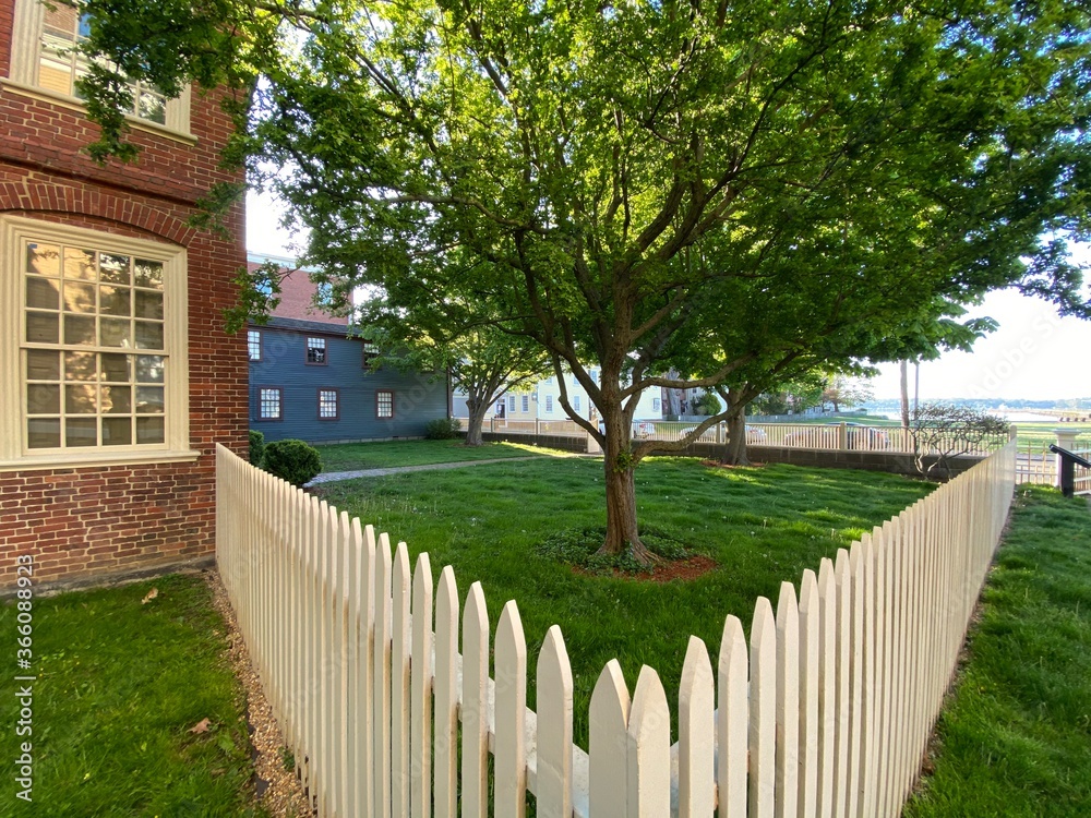 Picket Fenced Yard Picket Fenced Yard