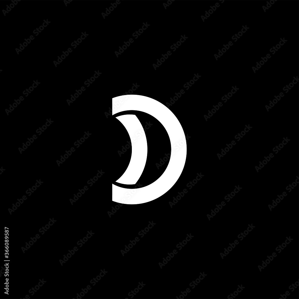Fototapeta premium Letter D Initial Logo Design Vector Template Illustration