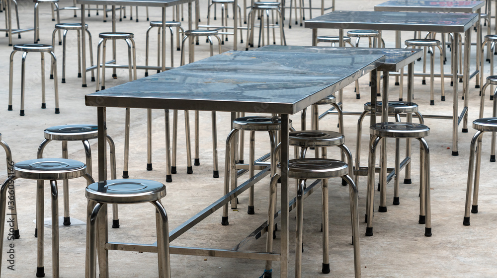 Naklejka premium Stainless Steel Furniture 