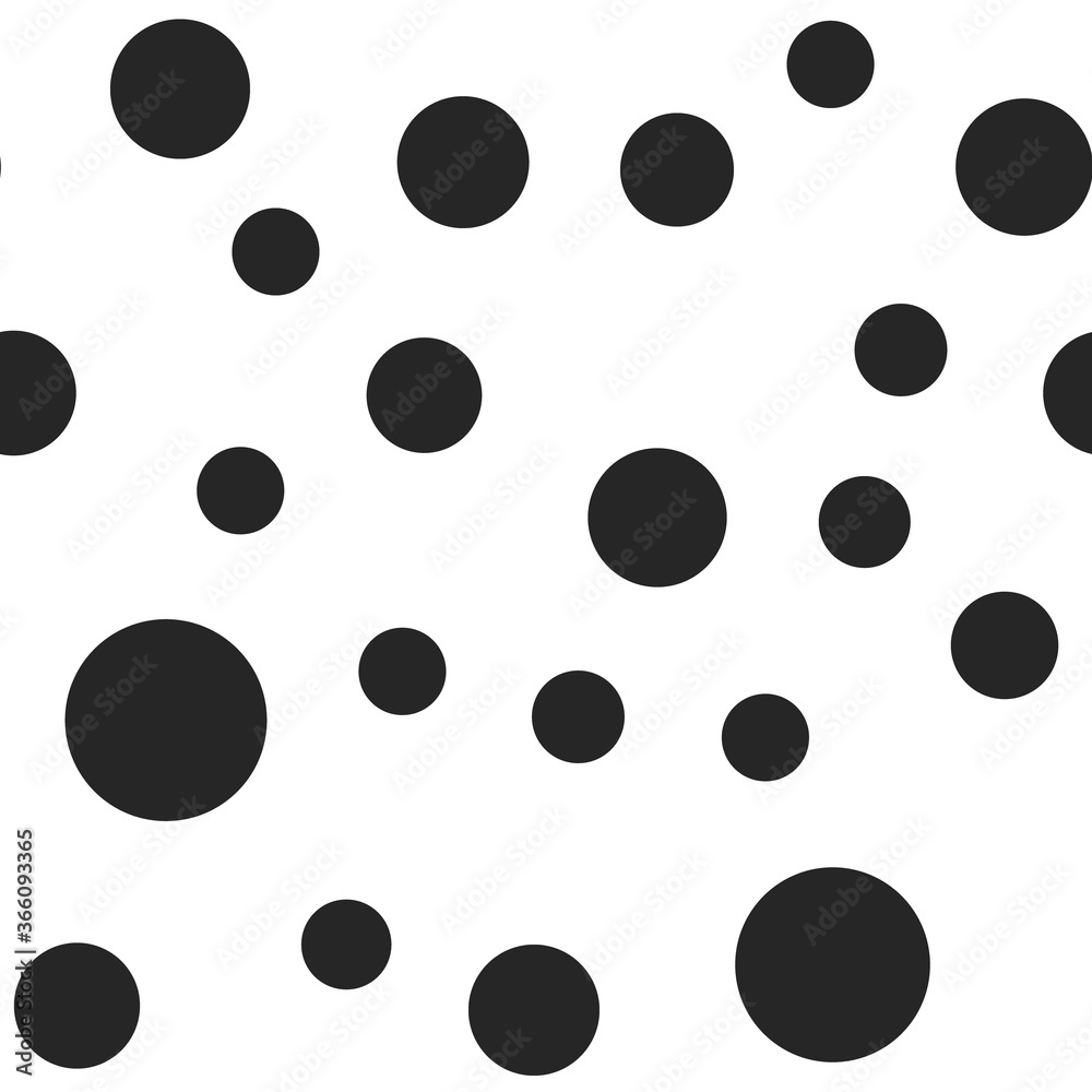 Dots seamless pattern. Random circles texture background. Dots seamless pattern. Random circles texture background.
