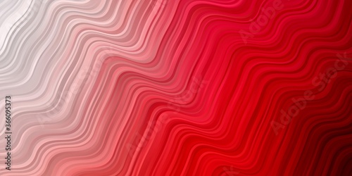 Light Red vector backdrop with bent lines. Bright sample with colorful bent lines, shapes. Pattern for commercials, ads.