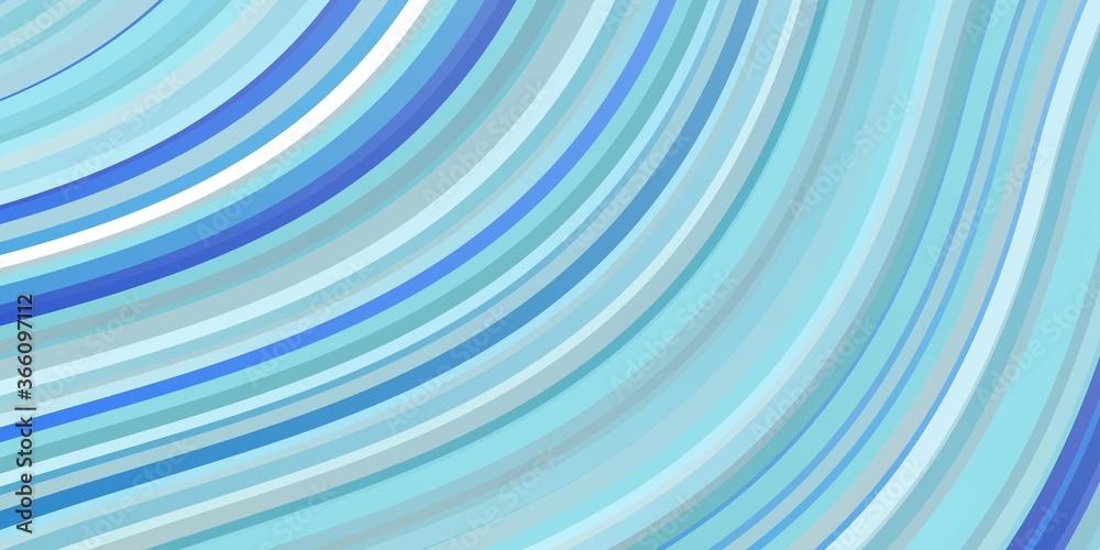 Light BLUE vector layout with circular arc. Gradient illustration in simple style with bows. Best design for your ad, poster, banner.