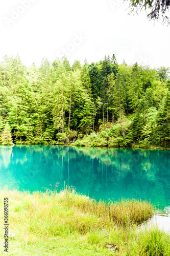 Swiss Alps Blue Lake