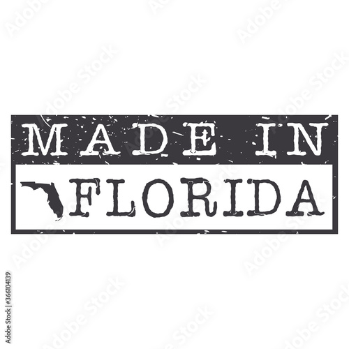 Made In Delaware. Stamp Rectagle Map. Logo Icon Symbol. Design Certificated.