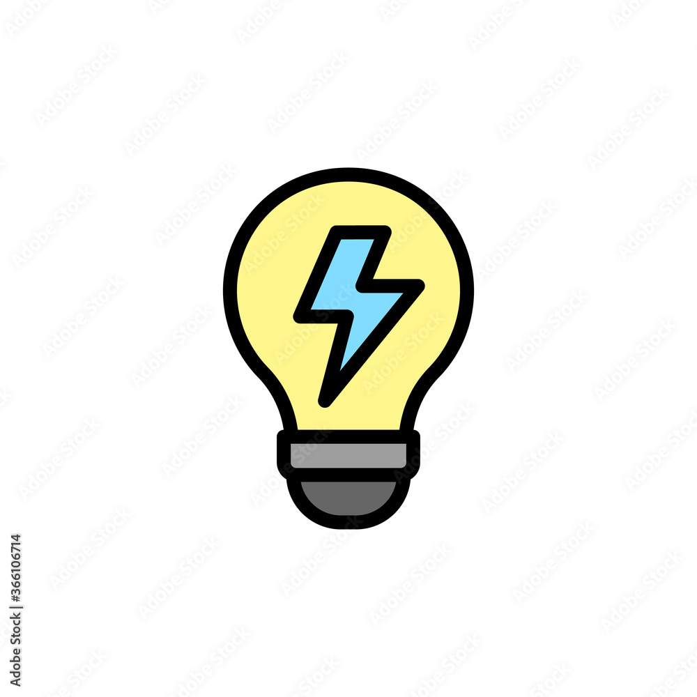 Idea, bulb, innovation icon. Simple color with outline vector elements of innovations icons for ui and ux, website or mobile application Idea, bulb, innovation icon. Simple color with outline vector elements of innovations icons for ui and ux, website or mobile application