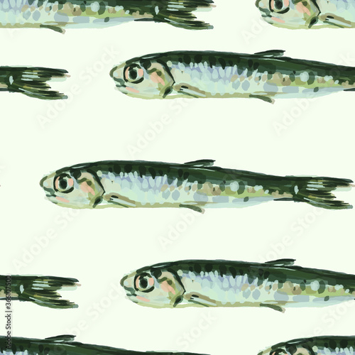 anchovy pattern, ideal footage for themes such as Mediterranean cuisine and maritime themes