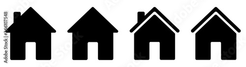 House icons collection. Vector illustration