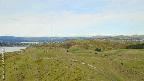 Drone shot of Porirua Region, New Zealand 4k photo