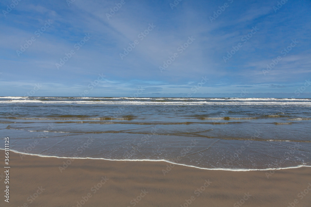 Beach, dunes and sea at Ameland