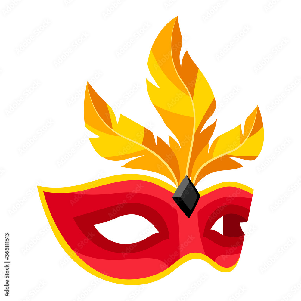 Illustration of carnival mask. Illustration of carnival mask.