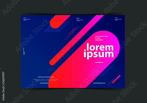 Abstract colorful color.Business Brochure. Flyer Design. Leaflets a4 Template. Cover Book and Magazine. Annual Report Vector illustration.