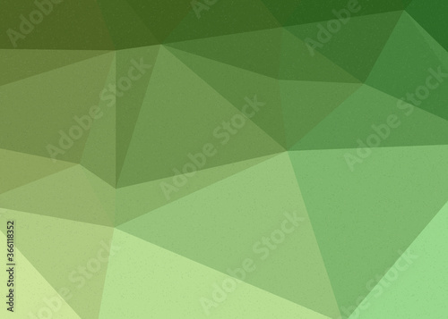Yellow Green color Abstract color Low-Polygones Generative Art background illustration