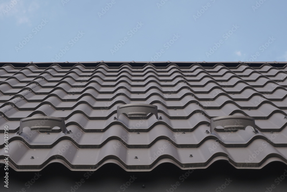 Black Metal Tile Roof. Roof Metal Sheets. Black Metal Tile Roof. Roof Metal Sheets.