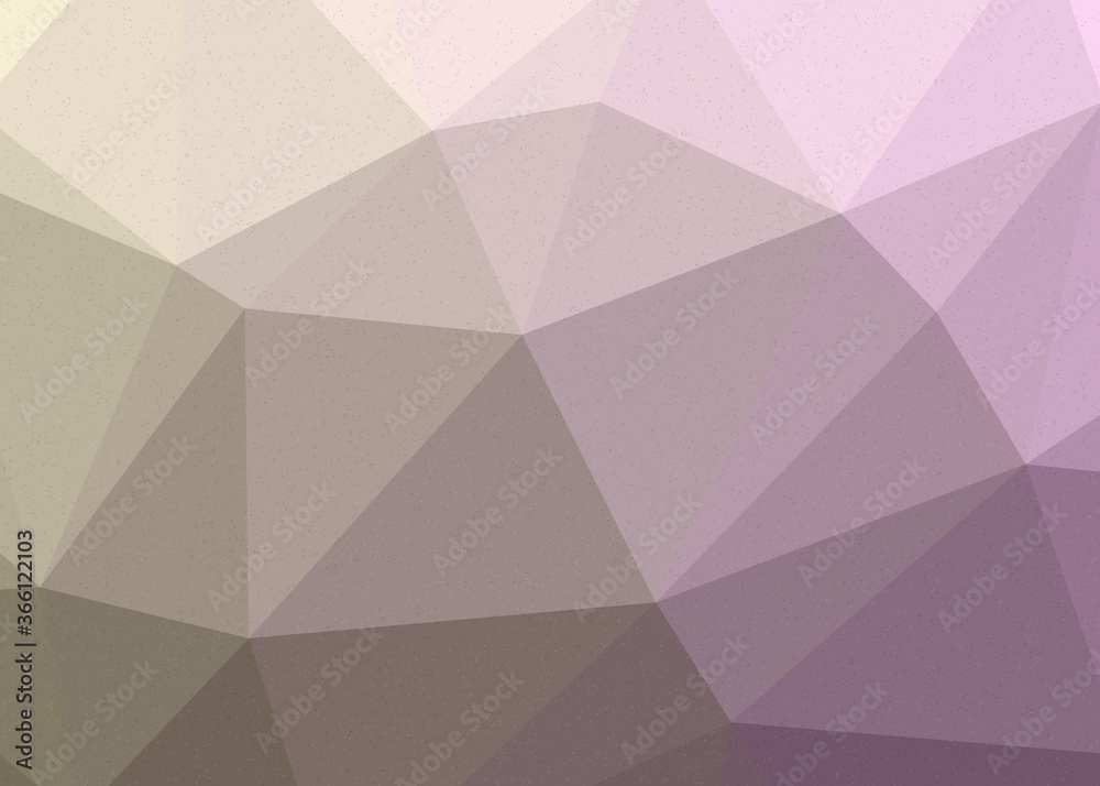 Fototapeta premium Mint Blue color Abstract color Low-Polygones Generative Art background illustration