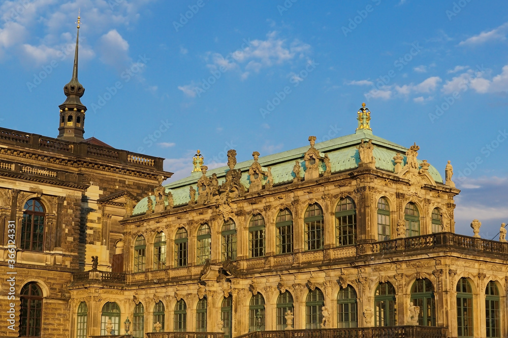 The Zwinger in the old town of Dresden