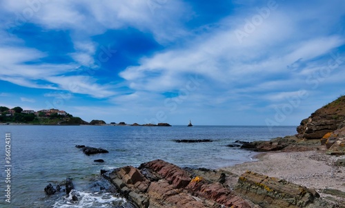 Seascape in Ahtopol on Black Sea