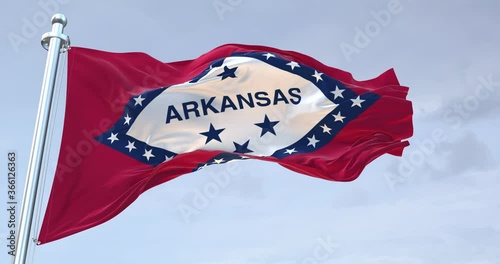 Arkansas flag 4k