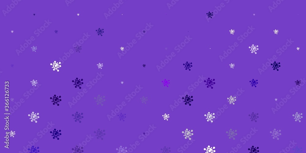 Light Purple, Pink vector texture with disease symbols. Light Purple, Pink vector texture with disease symbols.