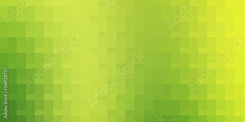 Light Green, Yellow vector pattern in square style. Rectangles with colorful gradient on abstract background. Pattern for busines booklets, leaflets