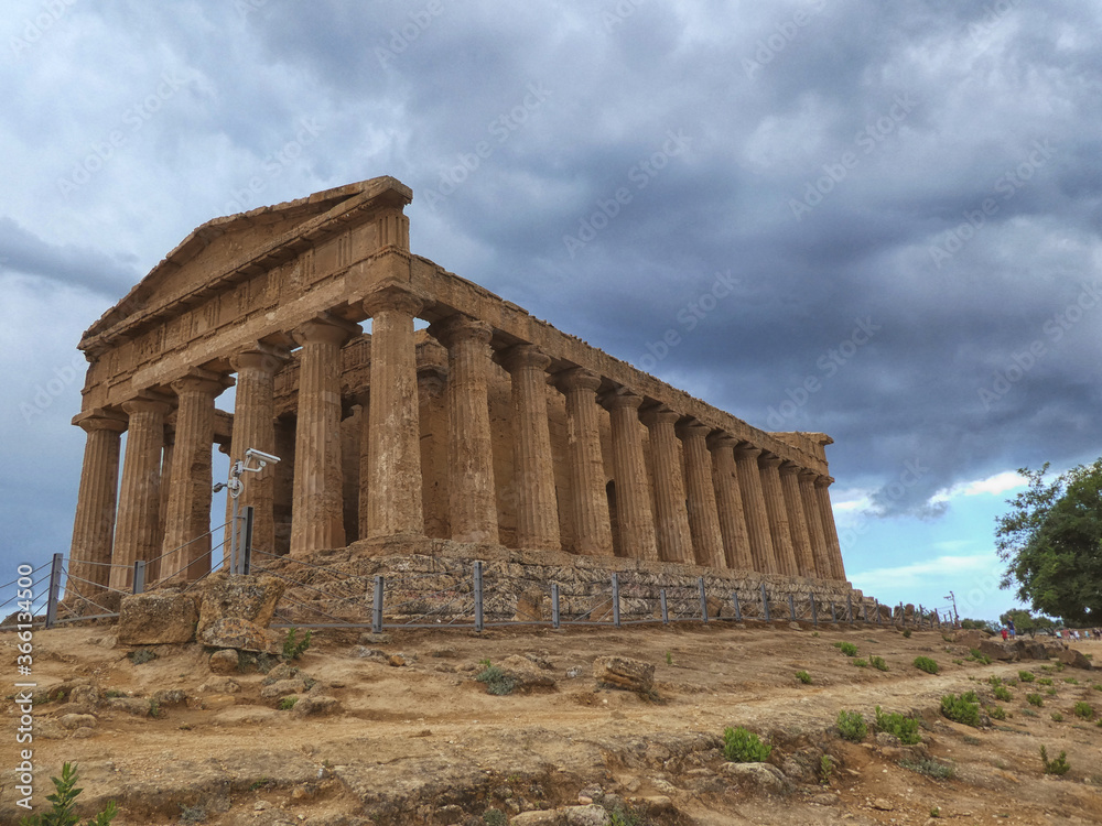 Valley of the Temples Temple of Concordia in Agrigento Italy