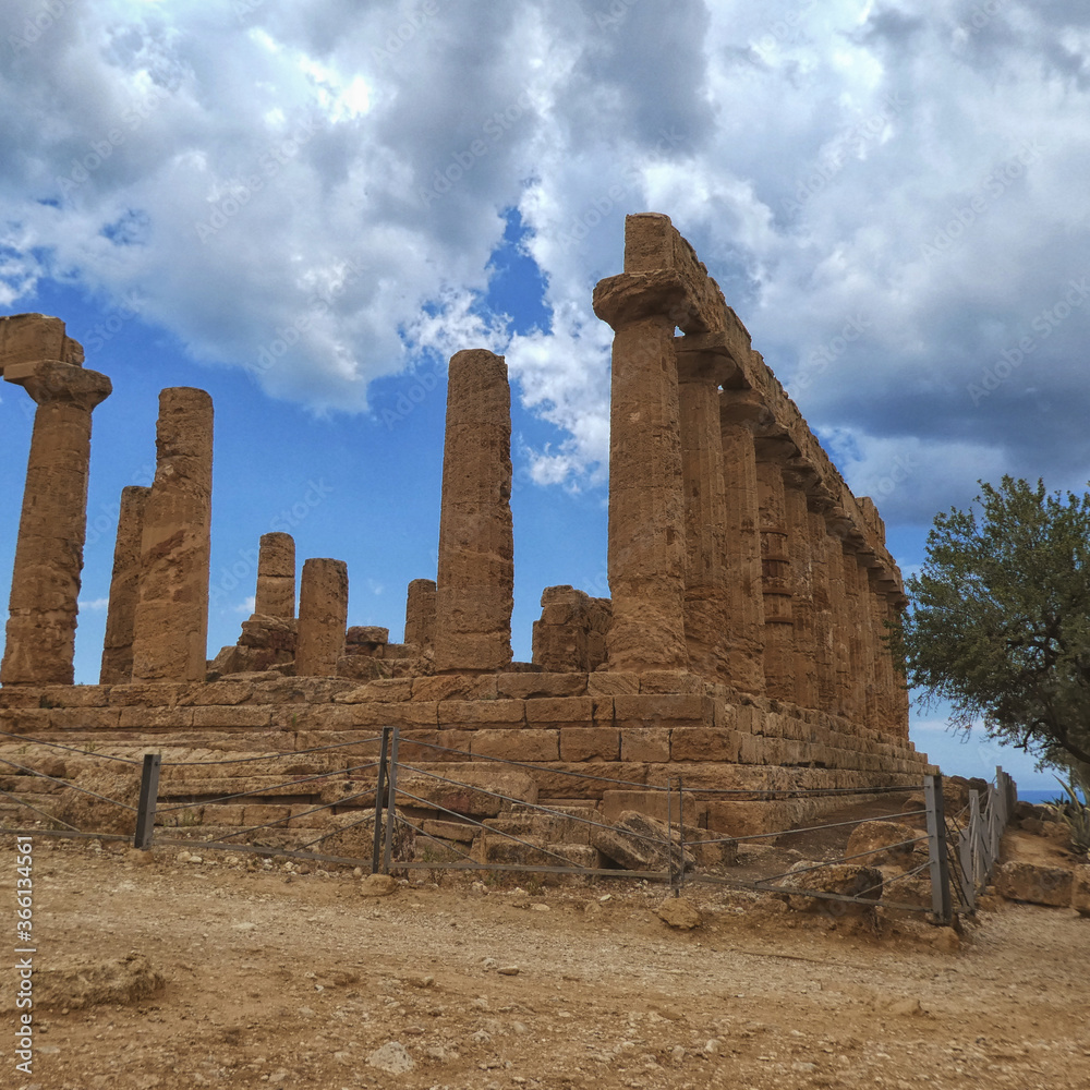 Valley of the Temples in Agrigento Italy