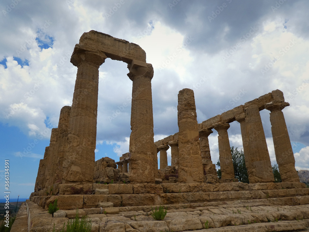 Valley of the Temples Temple of Juno in Agrigento Italy