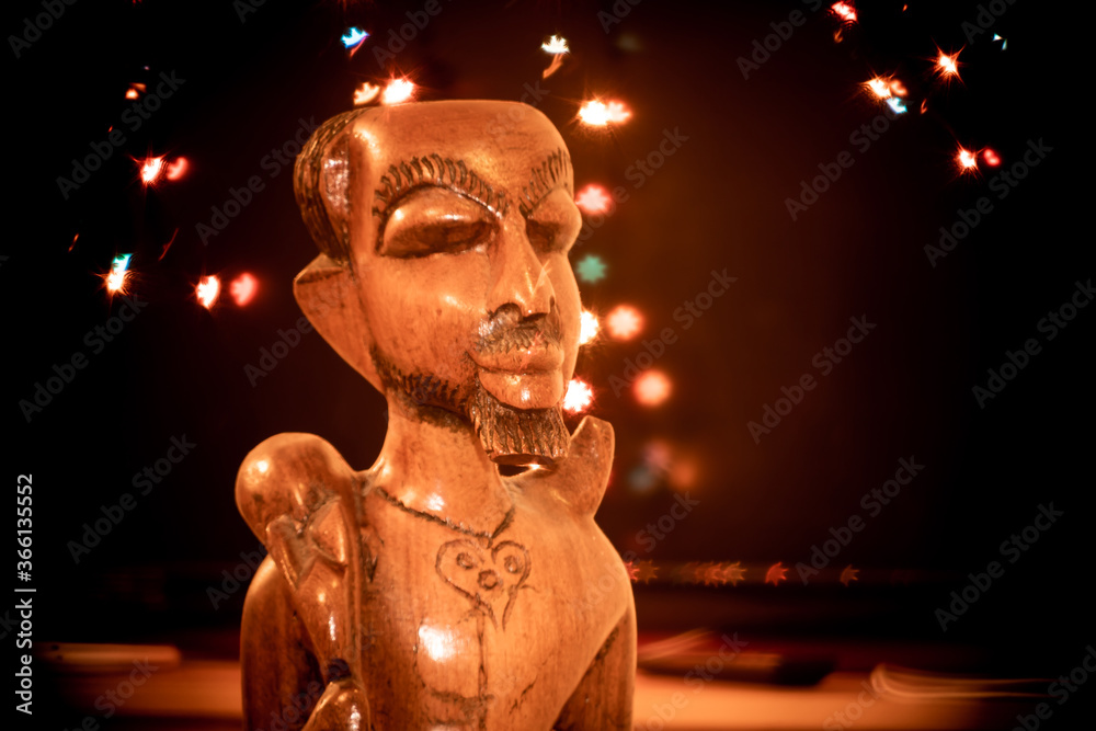 wood sculpture of man wood sculpture of man