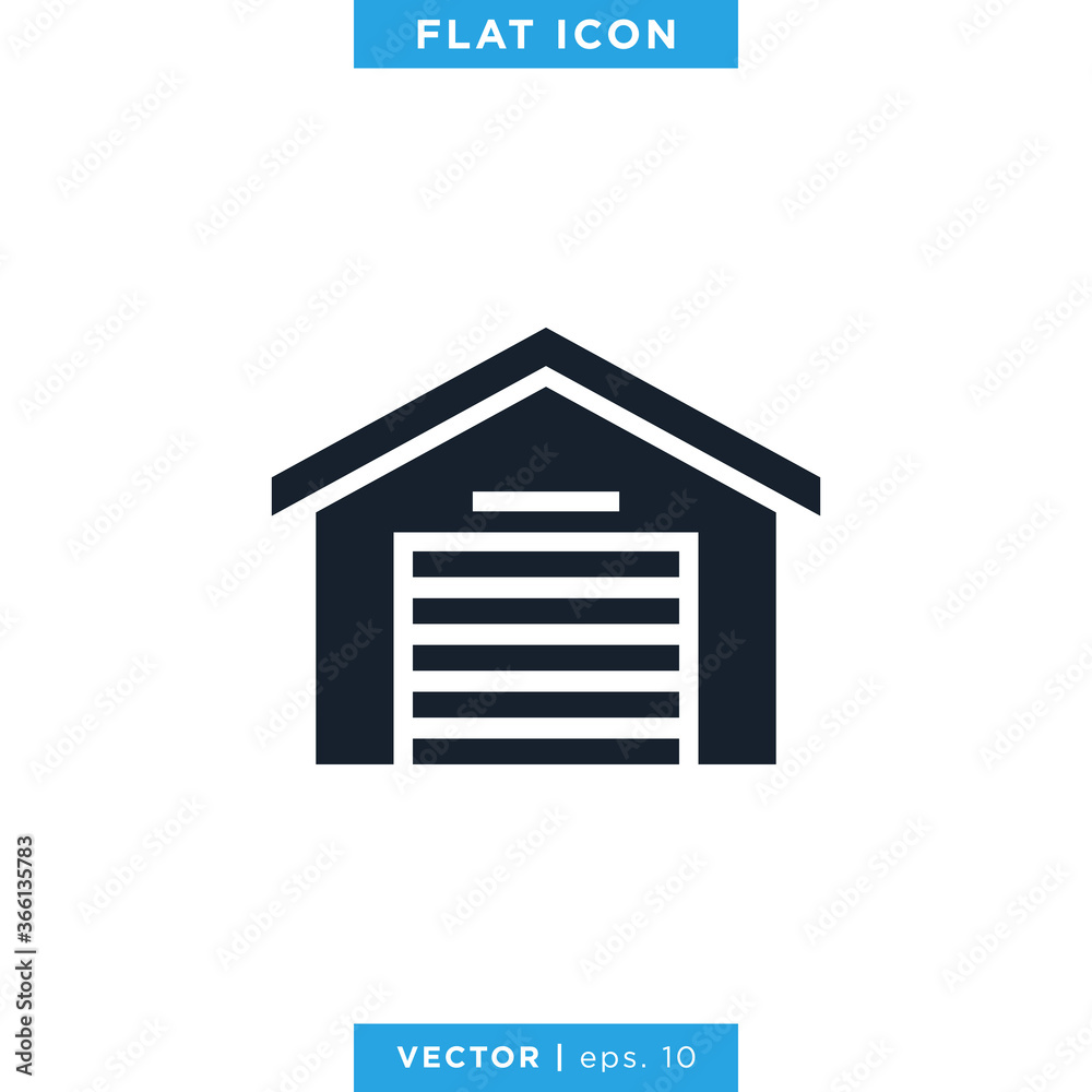 Garage Icon Vector Design Template Garage Icon Vector Design Template