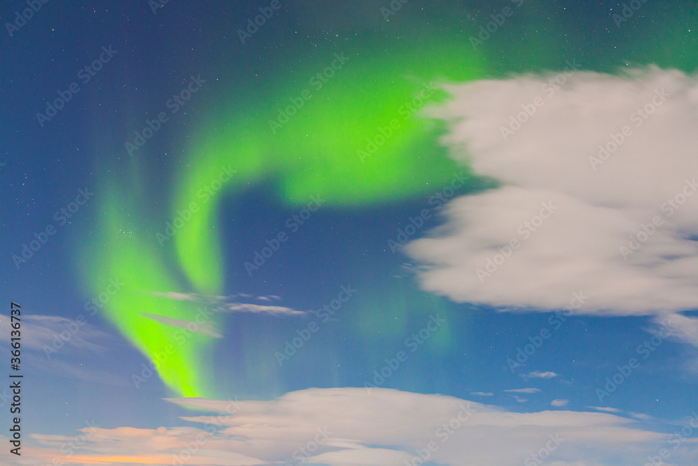 Northern lights, Myvatn, North Iceland, Iceland, Europe