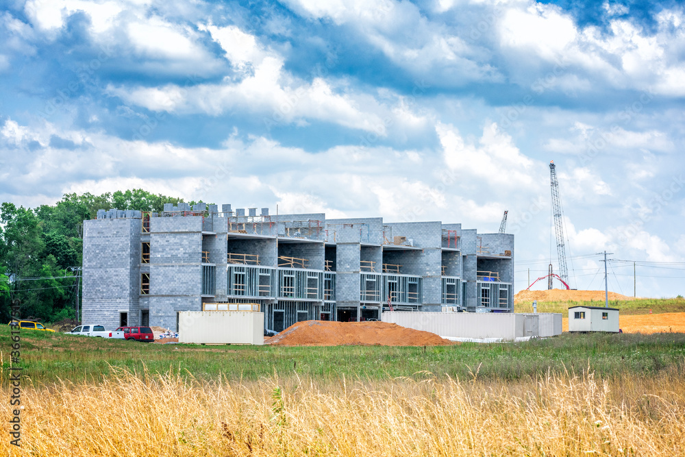 Multi-story Commercial Construction Site Multi-story Commercial Construction Site