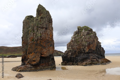 Sea Stacks, Garry Beach, Issle of Lewis, Outer Hebrides, Scotland