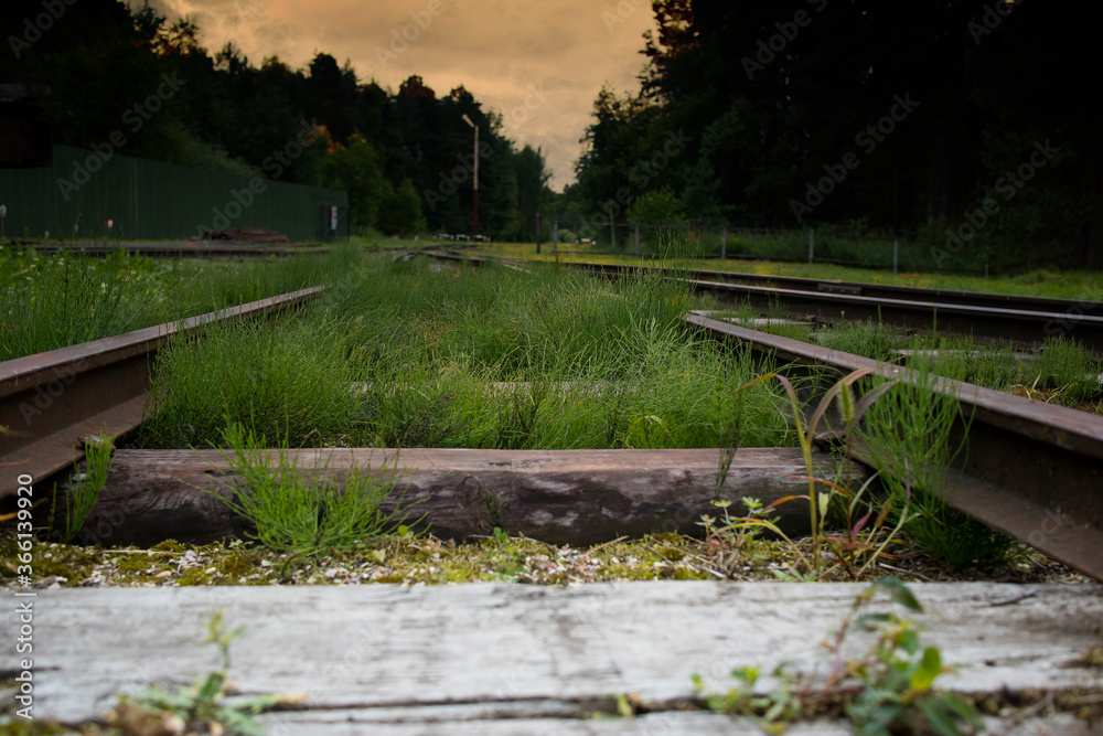 Fototapeta premium Museum of Railway Transport in Pereslavl Zalessky