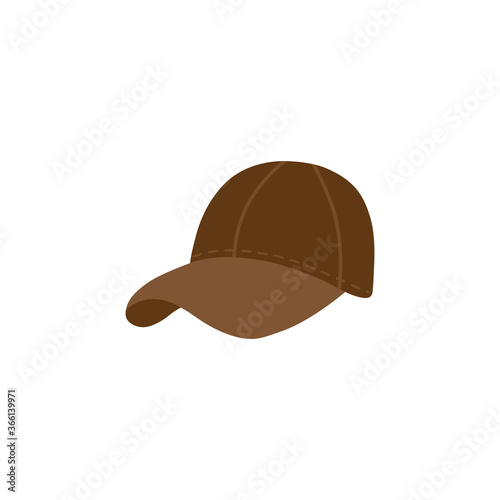Image of a headdress. Baseball cap in vector.