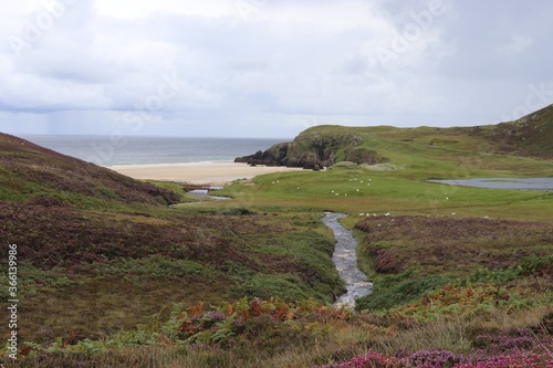 Canvastavla View of Garry Beach, Isle fo Lewis, Scotland