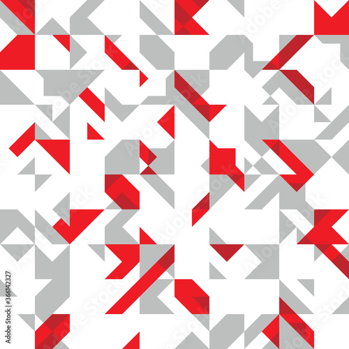 Intricate geometrical vector seamless pattern design