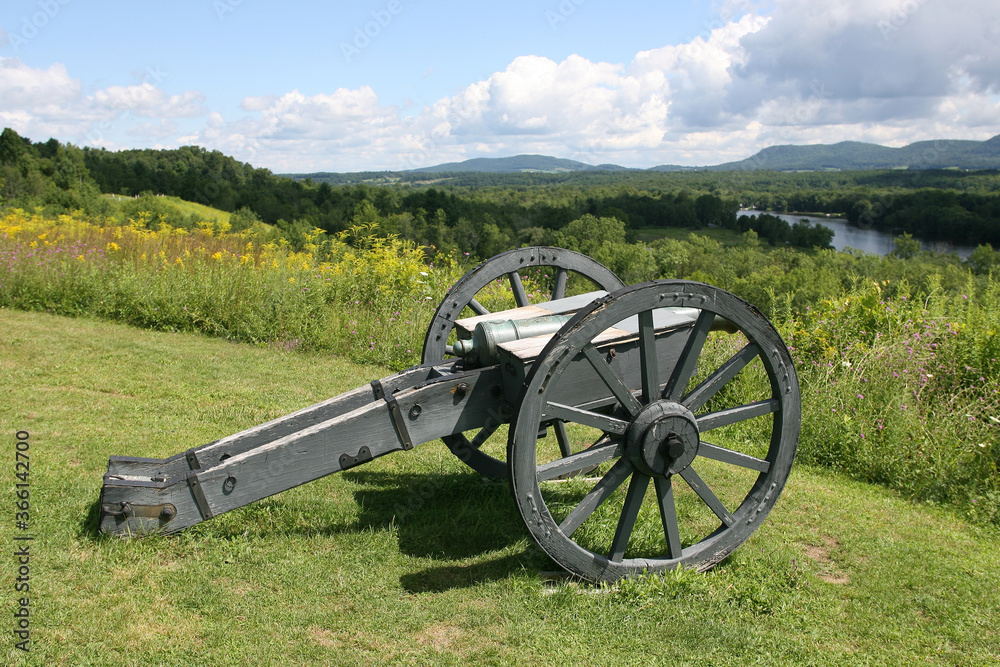 Revolutionary was cannons in US historical park