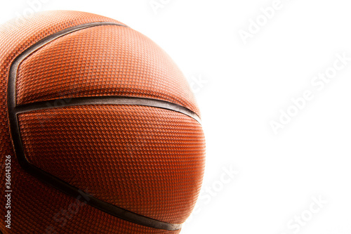 image of basketball white background 