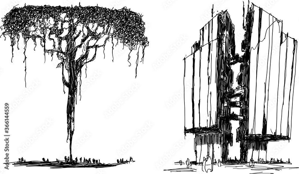 Sketching Buildings  Marlene Lee Art