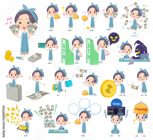 hairband apron mom_money