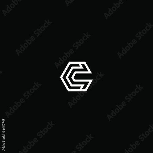 c logo letter vector logo abstract template