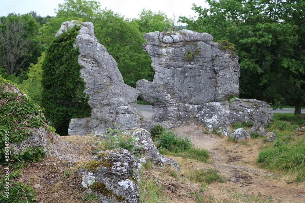 The Grausne Norra in Lickershamn on the island of Gotland, Sweden The Grausne Norra in Lickershamn on the island of Gotland, Sweden