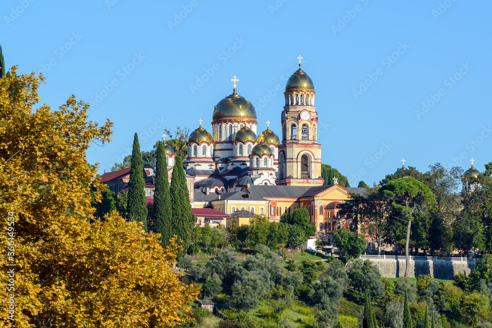 New Athos monastery, famous landmark, Abkhazia