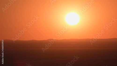 Sunset in Namibia, Africa