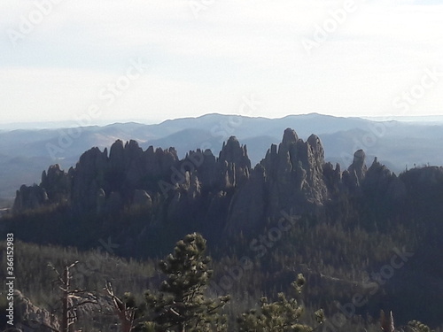 Black Hills South Dakota Black Wilderness Harney Peak hiking 
