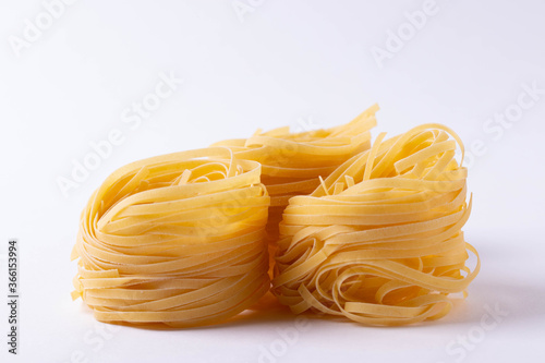 italian tagliatelli pasta photo