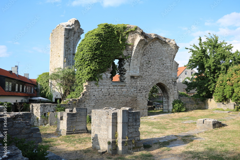 Fototapeta premium Visby at Gotland, Sweden
