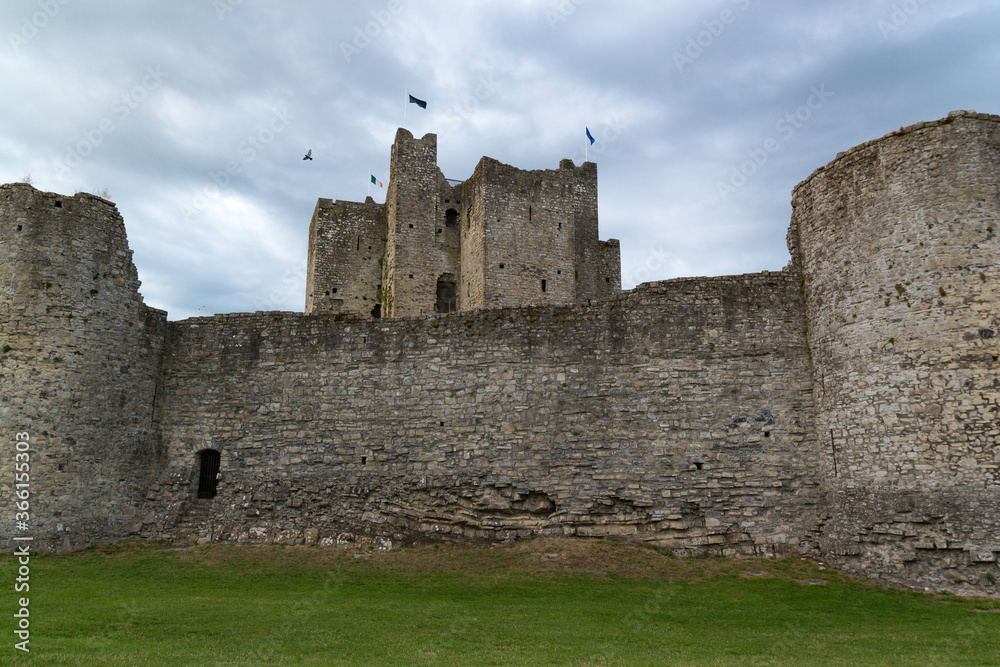Trim castle in Trim, County Meath, Ireland.