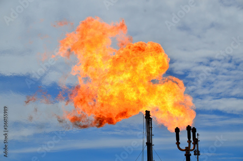 When natural gas is produced as a biproduct of oil extraction, operators will flare or vent the gas that is deemed uneconomical to collect and sell.