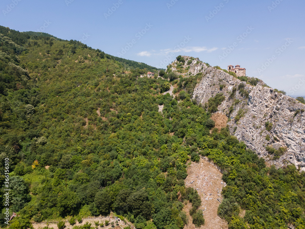 Aerial view of Medieval Asen's Fortress, Asenovgrad, Bulgaria Aerial view of Medieval Asen's Fortress, Asenovgrad, Bulgaria