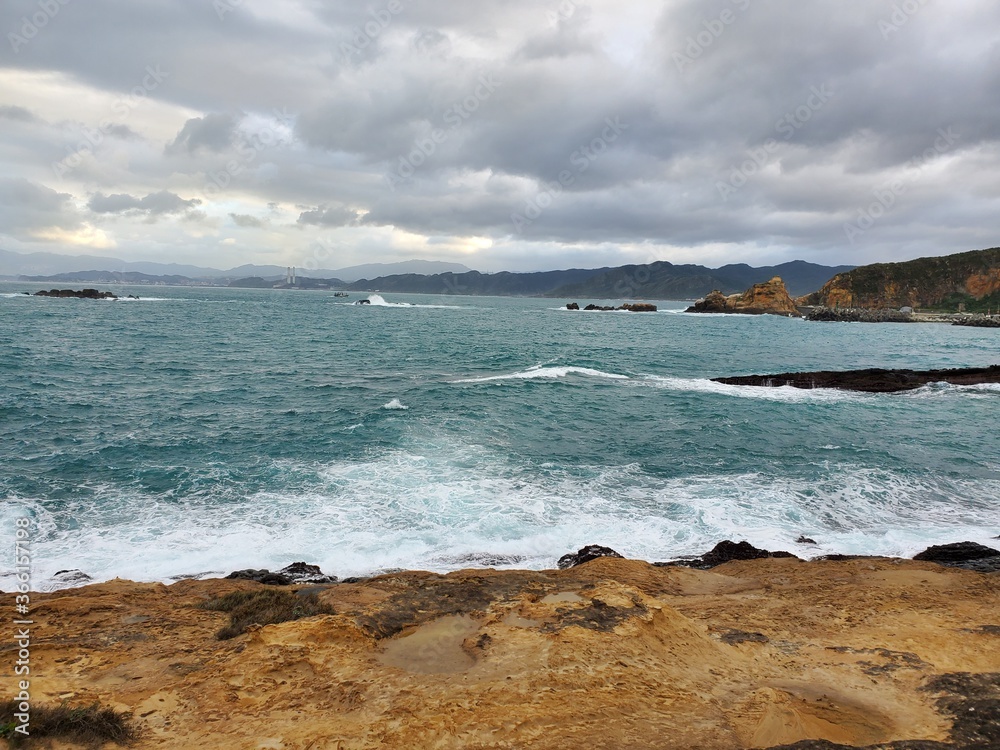 Coast and rocks in Taiwan